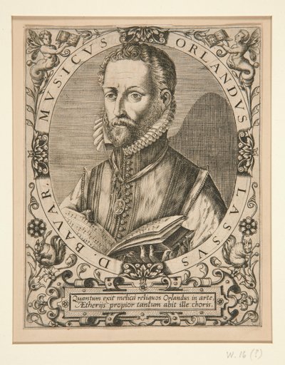 Portrait of Orlando Lassus, from J.J. Boissard by Johann Theodor de Bry