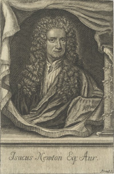 Portrait of Sir Isaac Newton 1642-1727, 1715 by Johann Ulrich Krauss