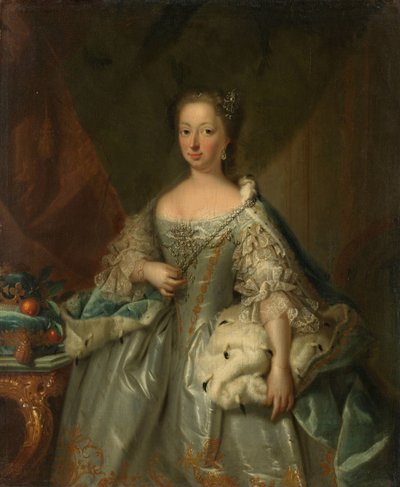 Portrait of Anne of Hanover, Princess Royal and Princess of Orange, Consort of Prince William IV by Johann Valentin Tischbein (attributed to)