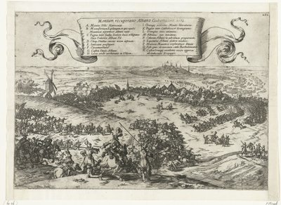 Alva Besieges Bergen in Hainaut, 1572 by Johann Wilhelm Baur