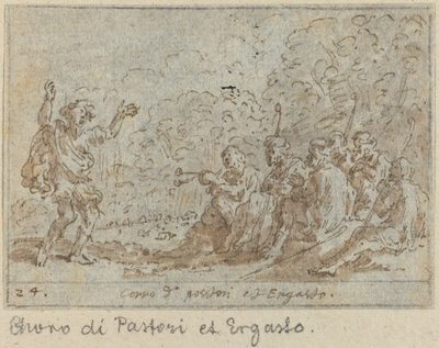 Chorus of Shepherds and Ergasto by Johann Wilhelm Baur