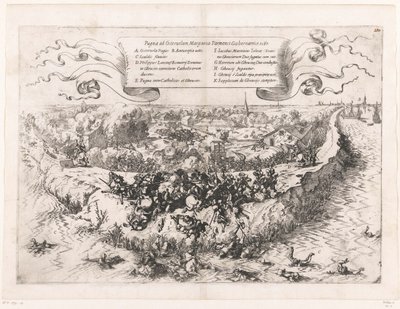 Battle of Oosterweel, 1567 by Johann Wilhelm Baur