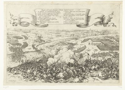 Battle at the River Gete, 1568 (title on object) by Johann Wilhelm Baur