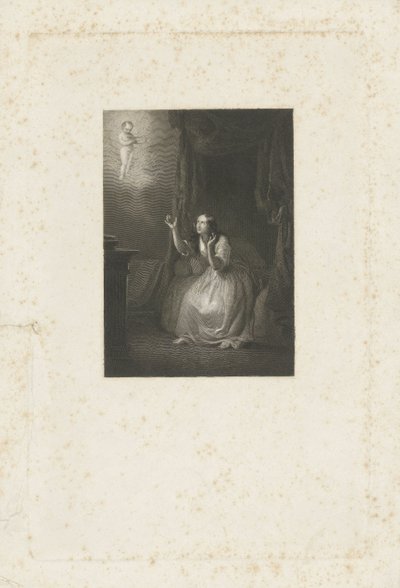 A Young Woman Has a Vision by Johann Wilhelm Kaiser (I)