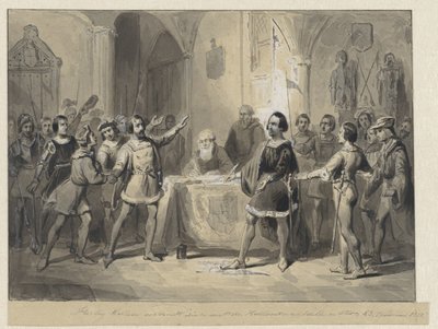 Duke William Joins the Dutch Nobles and Cities by Johann Wilhelm Kaiser (I)