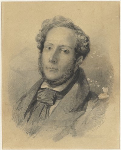 Self-Portrait of Johann Wilhelm Kaiser (I) by Johann Wilhelm Kaiser (I)