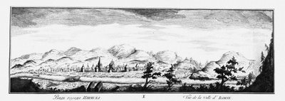 View of Ilimsk by Johann Wilhelm Lürsenius