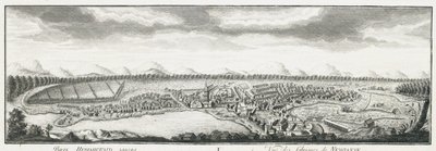 View of Nevyansk Factories, ca 1735 by Johann Wilhelm Lürsenius