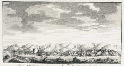 View of the Fortress of Udinskoye, ca 1735 by Johann Wilhelm Lürsenius