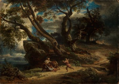 The Assault by Johann Wilhelm Schirmer