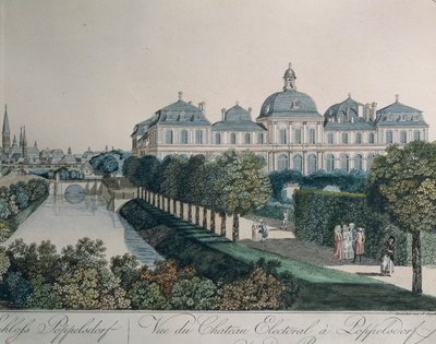 The Palace of the Prince Electors in Poppelsdorf, Near Bonn by Johann Ziegler
