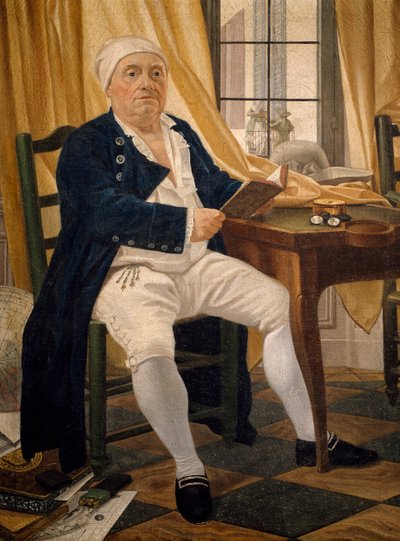 Portrait of Ennemond Alexandre Petitot by Johann Zoffany