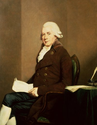 Portrait of a Seated Gentleman, possibly William Hunter by Johann Zoffany