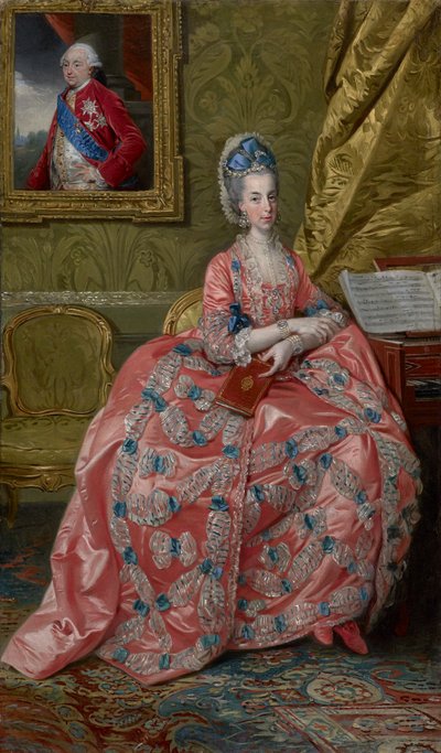 Portrait of the Archduchess Maria Amalia of Austria, Duchess of Parma by Johan Joseph Zoffany