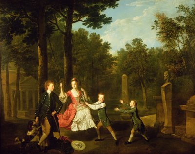 The children of the 4th Duke of Devonshire by Johann Zoffany