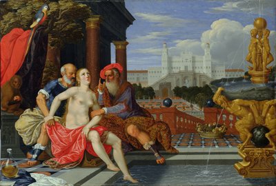 Susanna Bathing by Johann or Hans Konig