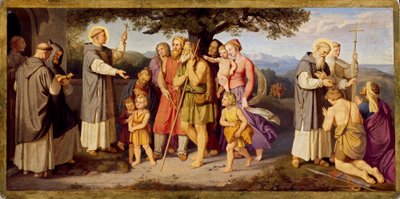 The Sermon of Saint Boniface among the Frisians by Johann von Schraudolph