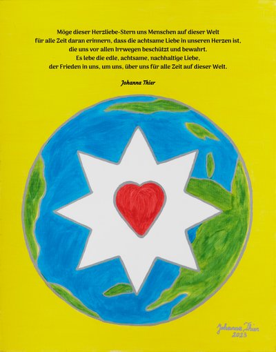 The Rosentaler Heart-Love Star for All People of This World by Johanna Thier