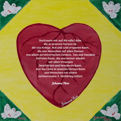 The Rosental Peace Message for World Peace - Version 2 by Johanna Thier