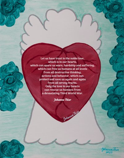 The Peace Message of Rosental for World Peace - Version 1 by Johanna Thier