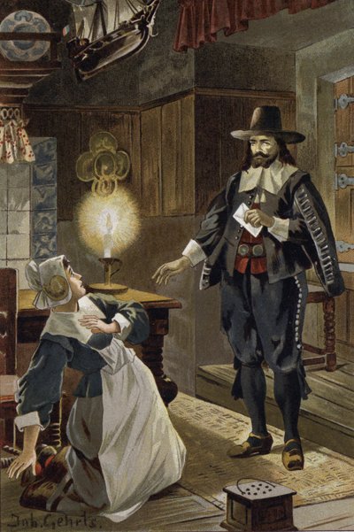 Illustration for The Flying Dutchman, or Der Fliegende Hollander by Johannes (after) Gehrts