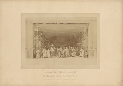 Passion Play of Ober-Ammergau - The Sons of Jacob Sell Their Brother Joseph by Johannes Bernhard