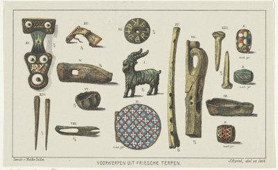 Objects from Frisian Mounds by Johannes Bijtel