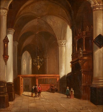 Church Interior by Johannes Bosboom