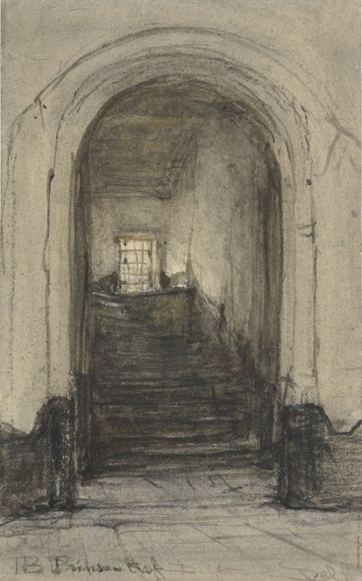 The Stairs in the Prinsenhof in Delft, Where Prince William I was Murdered in 1584 by Johannes Bosboom
