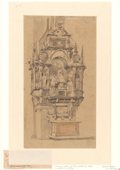 The All Saints Altar in the Cathedral of Trier by Johannes Bosboom