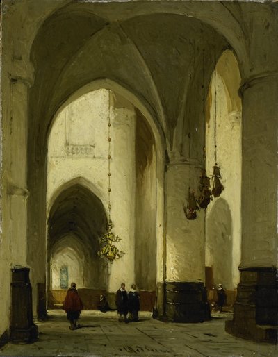 Interior of the Church of St Bavo in Haarlem by Johannes Bosboom