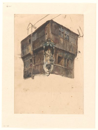 Study of the Top Floor of a Corner House by Johannes Bosboom