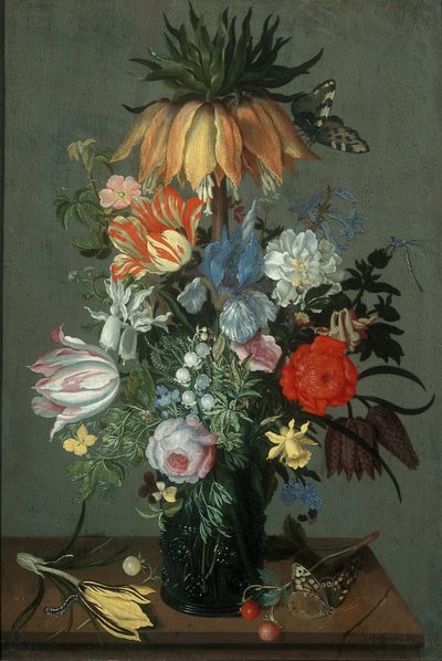 Flower Still Life with Crown Imperial by Johannes Bosschaert