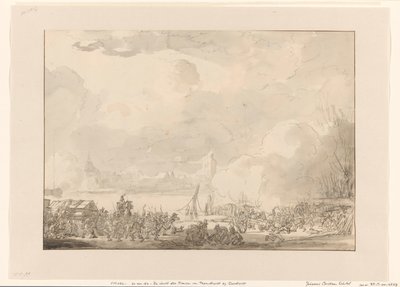 Flight of the French from Papendrecht, 1813 by Johannes Christiaan Schotel
