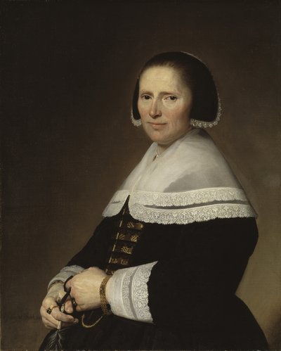 Portrait of a Woman by Johannes Cornelisz. Verspronck