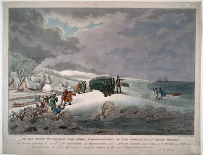 Arrival of the Resolution and Discovery on the East Coast of Kamchatka by Johannes Eckstein