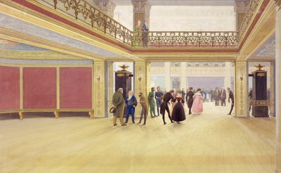 Interior of a castle, c.1830 by Johannes Flintoe