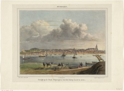 View of Nijmegen Seen from Lent by Johannes Franciscus Christ