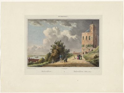 View of the Belvedere in Nijmegen by Johannes Franciscus Christ