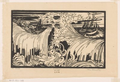 The Wave by Johannes Frederik Engelbert ten Klooster (signed by artist)