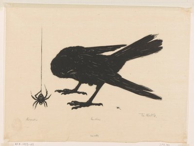 Jackdaw by Johannes Frederik Engelbert ten Klooster (signed by artist)