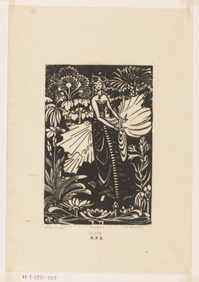 Serimpi by Johannes Frederik Engelbert ten Klooster (signed by artist)