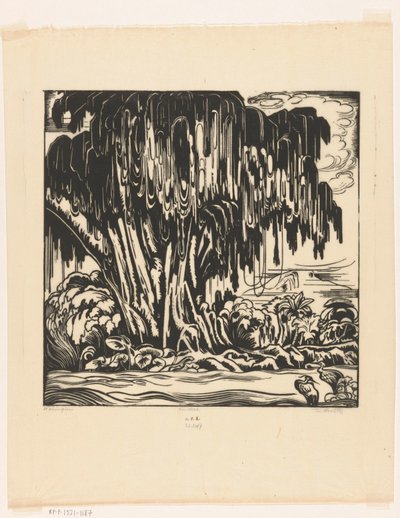 Waringin by Johannes Frederik Engelbert ten Klooster (signed by artist)