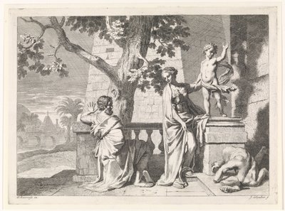 Christ Breaks an Idol (Biblical, Mythological, and Allegorical Representations series) by Johannes Glauber