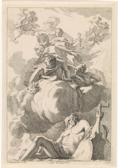 Concord Has Chained Wrath: An Allegory of Concord by Johannes Glauber