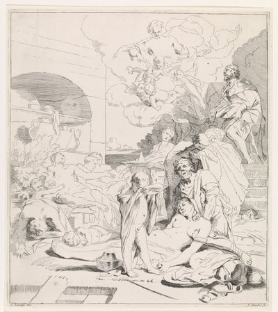 Supplication of Saint Roch by Johannes Glauber