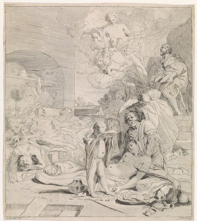 Supplication of Saint Roch (series title) by Johannes Glauber