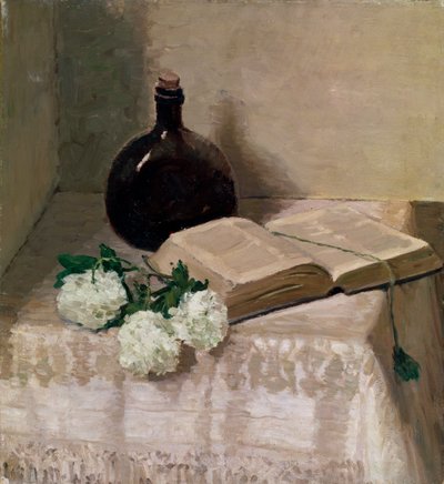 Still Life with a Book by Johannes Hansch