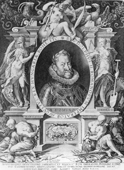 Portrait of Rudolph II by Johannes Hausser von Ach