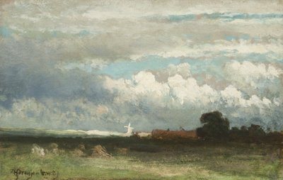 A Sunlit Windmill in the Dunes Near The Hague by Johannes Hendrik Weissenbruch